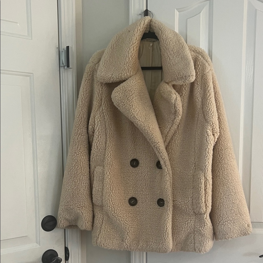 Free People teddy coat